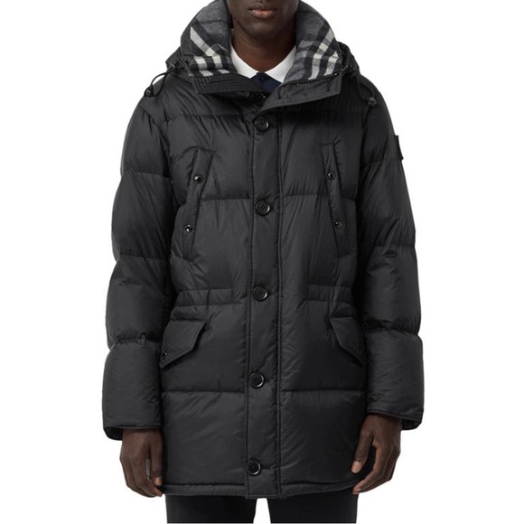 Burberry Lockwood Longline Puffer Jacket Size XXXL NWT Sleek Black - Picture 2 of 13